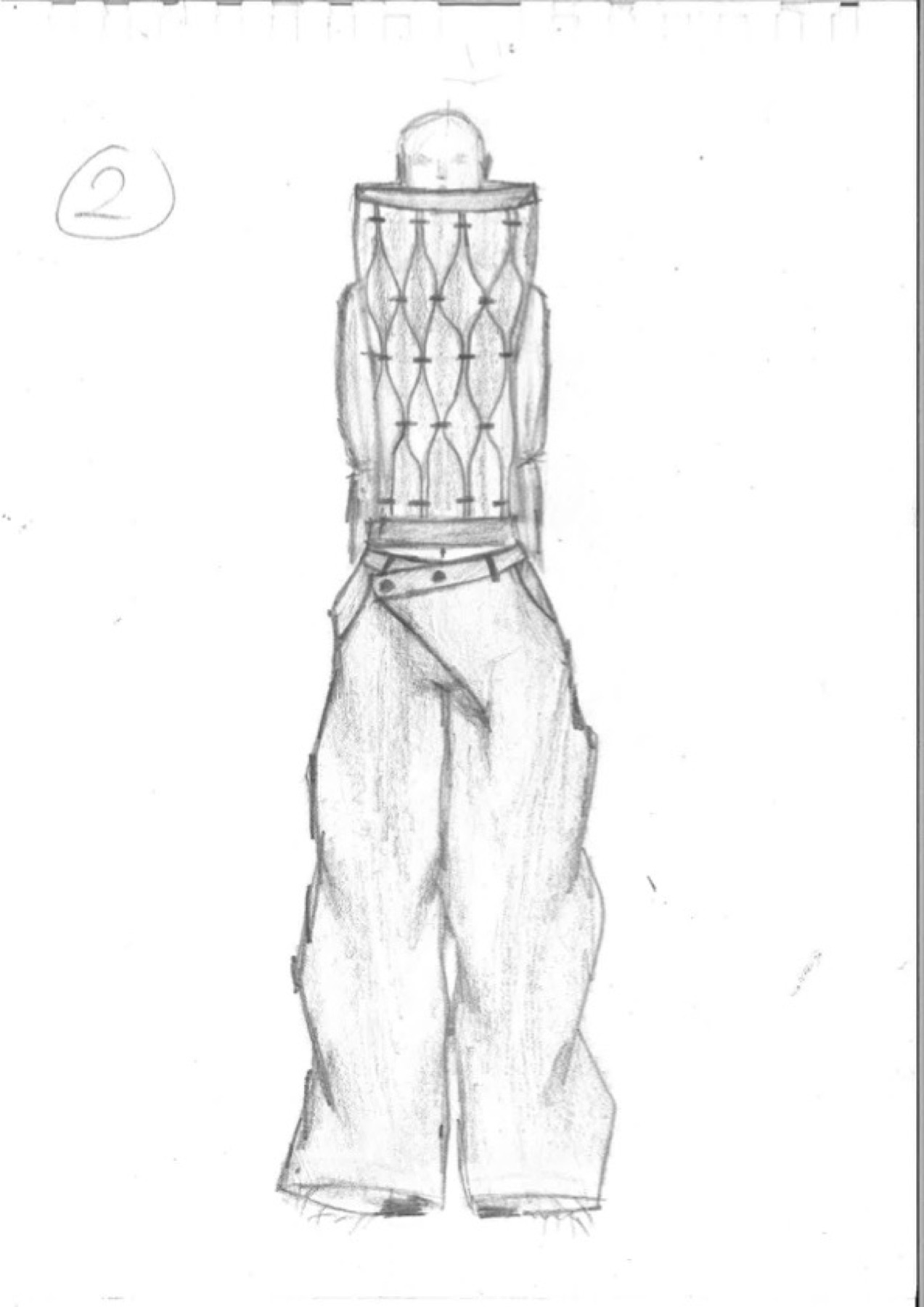 Final look sketch
