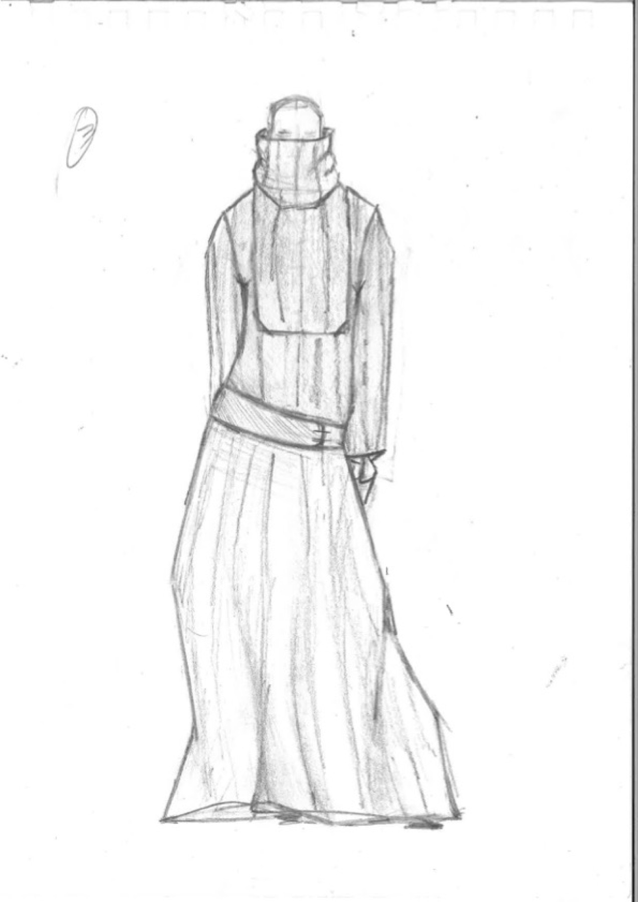 Final look sketch